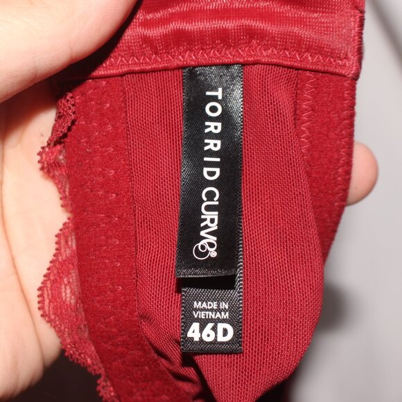 Pre-Owned Torrid XO Plunging Push-Up Bra Plus Size 46D - Picture 5 of 8